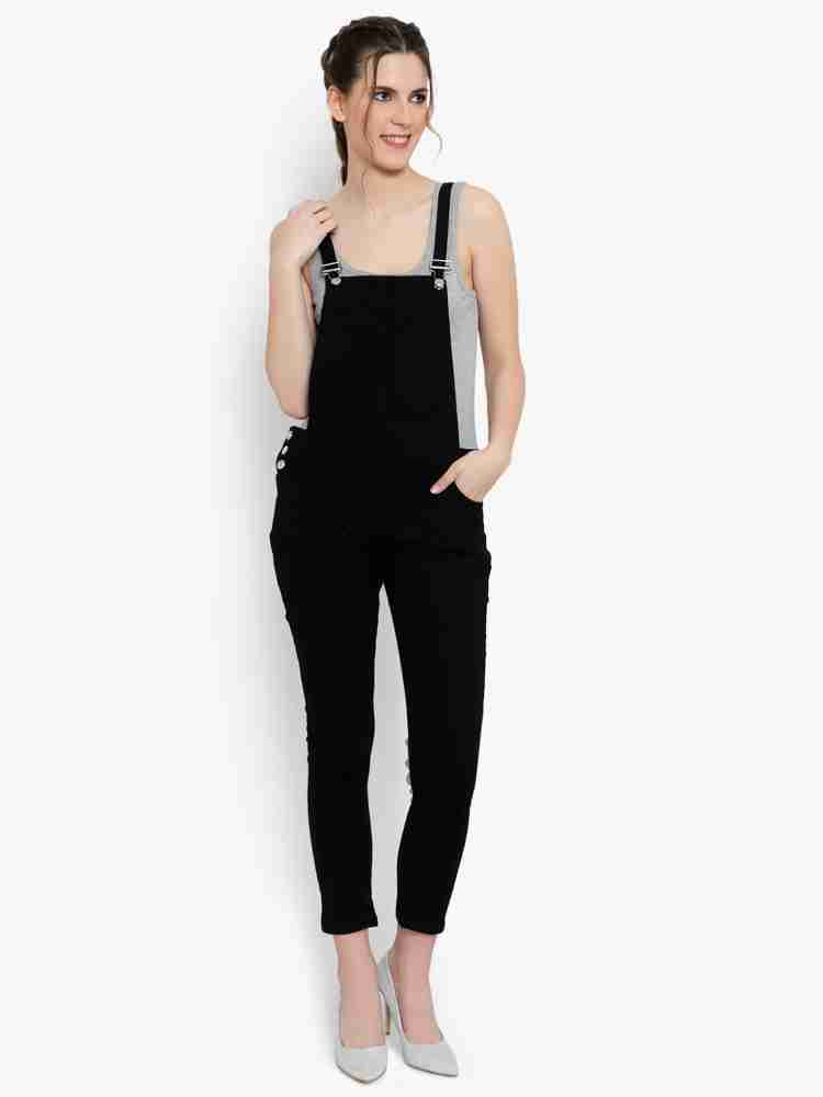 Black hot sale dangri jeans