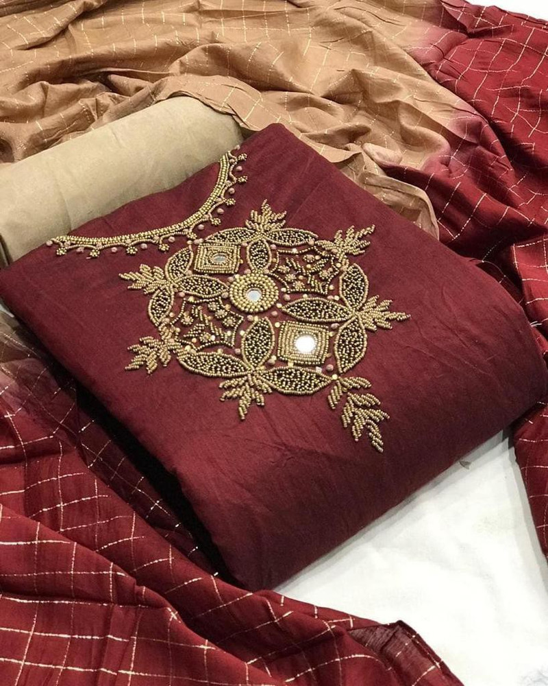 Flipkart suit material hot sale