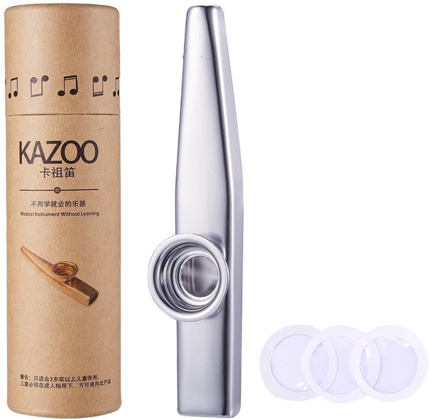 Kazoo Musical Instrument, Easy To Learn Metal Tone Harmonica, Good  Companion For Guitar Ukulele Violin, For Use For Music Lovers. (Gold)