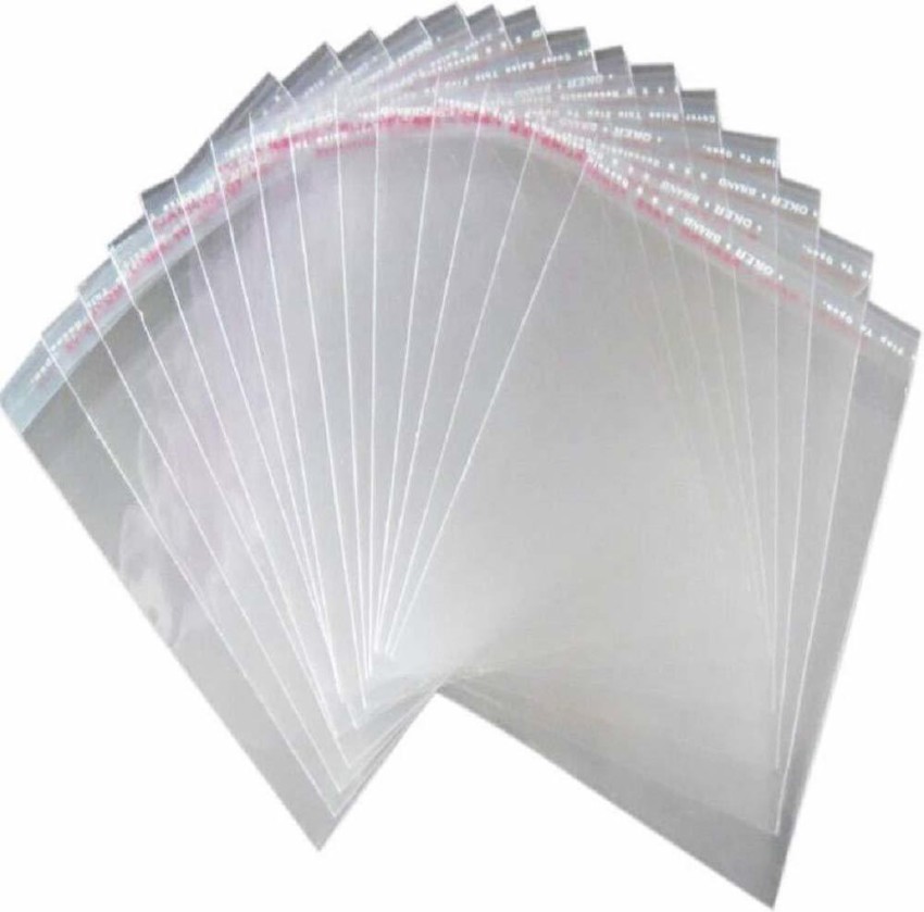 Dms Retail Industrial Transparent Plastic Packing Bags Adhesive Plastic  Poly Bag Clear Self Adhesive Plastic Bags_51 IP-060 Price in India - Buy  Dms Retail Industrial Transparent Plastic Packing Bags Adhesive Plastic Poly