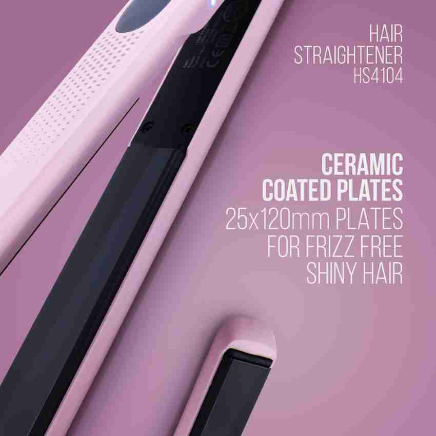 Havells hs4101 hair straightener with ceramic coated clearance plates