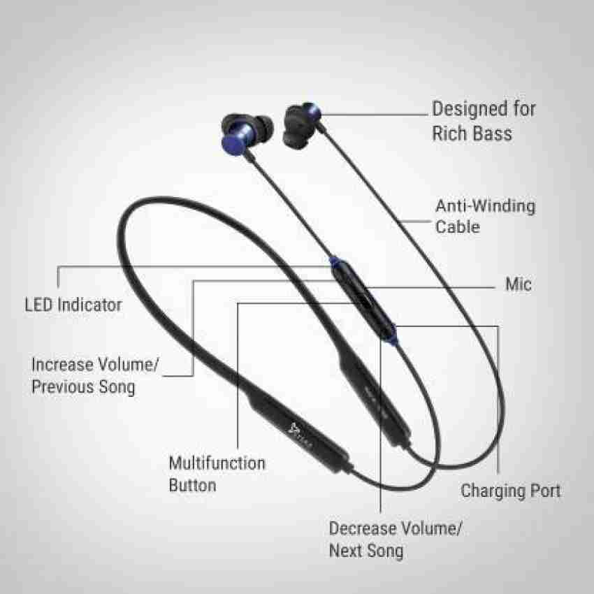 Syska HE3000 BLUE Bluetooth Headset Price in India Buy Syska