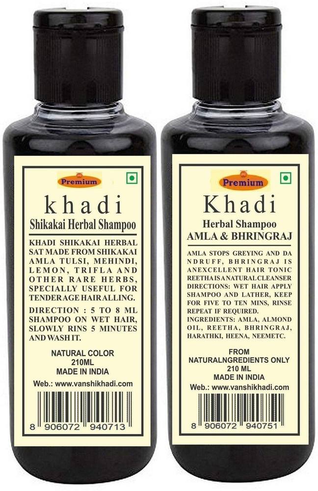 Shikakai and Honey Cleanser, Shampoo For Dry Hair - Khadi Natural