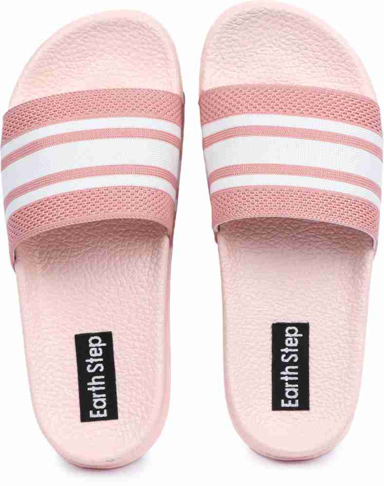 Pale pink flip discount flops