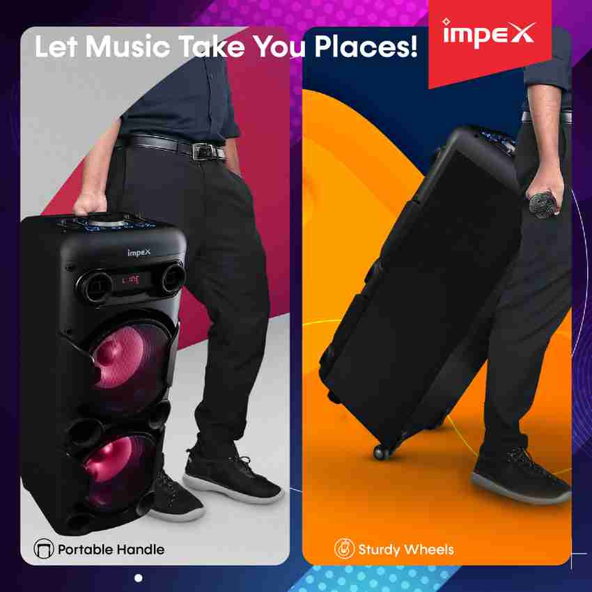 Impex trolley speaker ts1101 price sales