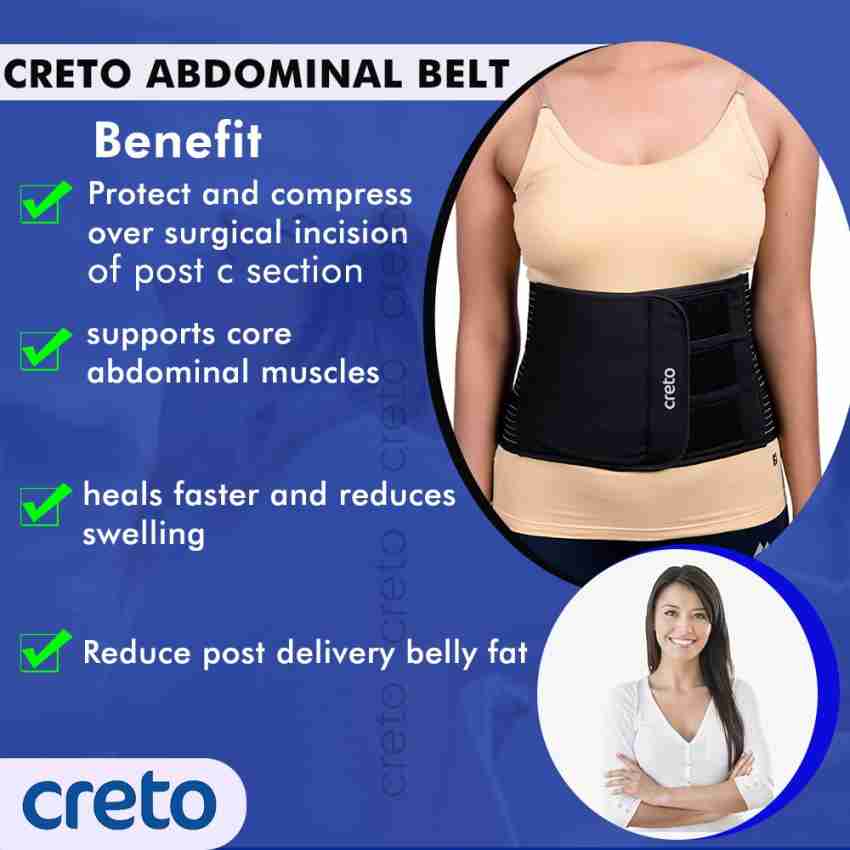 Wonder Care Abdominal Binder Lower Waist Support Belt After C Section  delivery for Women Slim Support Elastic Maternity Tummy Waist Belly Trimmer  Fat