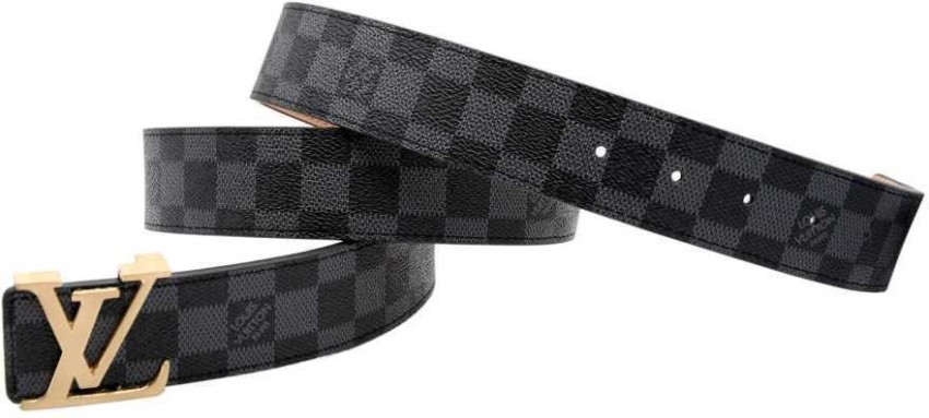 Buy Gray Check Belt Men Party Casual Belt - L-V-Belt ( Free Size