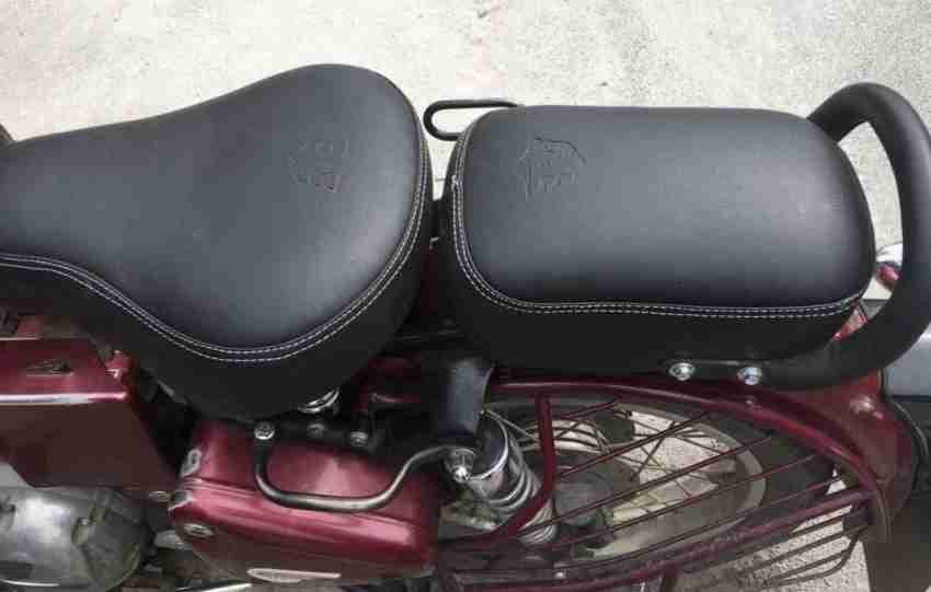 KOHLI BULLET ACCESSORIES Seat Cover with Tank Cover Split Bike Seat Cover  For Royal Enfield Classic 350, Classic 500 ()