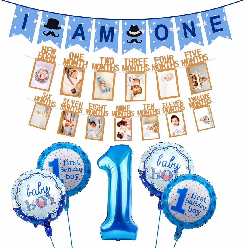 One month birthday decorations deals