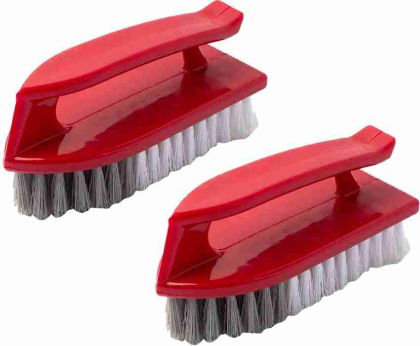 1pc Bathroom Multifunctional Floor Brush With Hard Bristle For