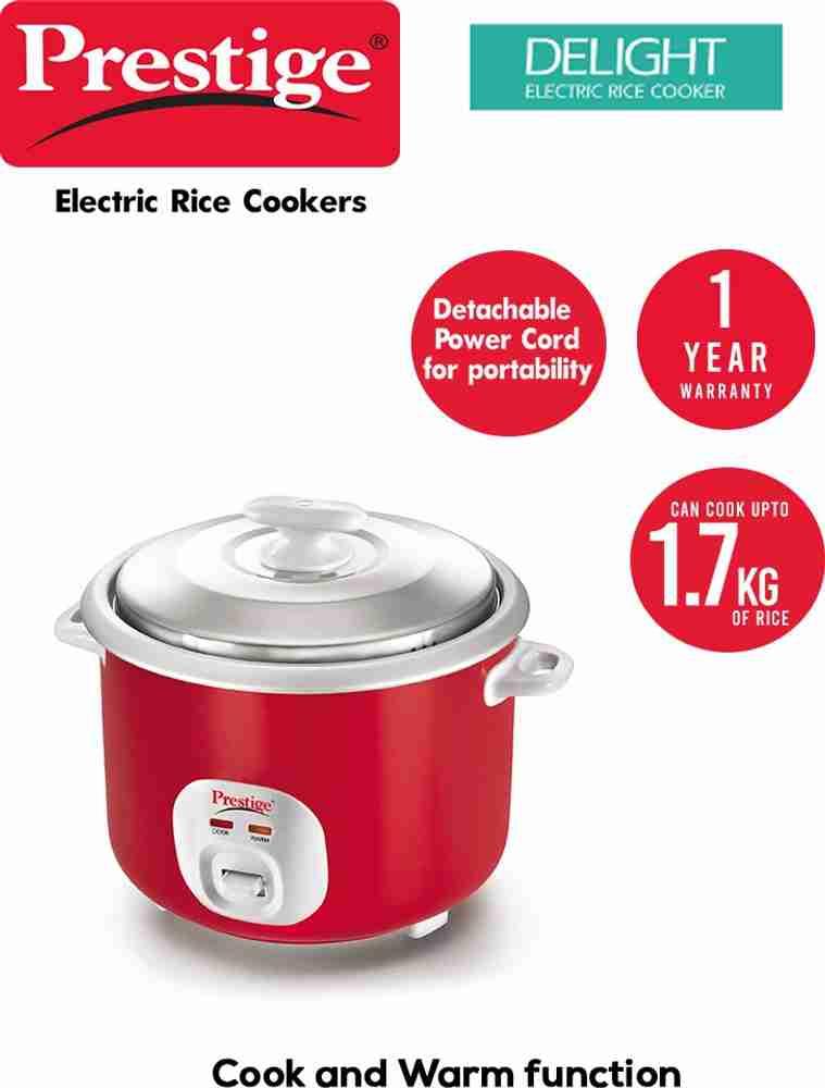 Prestige Delight Electric RIce Cooker Cute 2.8 2 Electric Rice Cooker Price in India Buy Prestige Delight Electric RIce Cooker Cute 2.8 2 Electric Rice Cooker Online at Flipkart