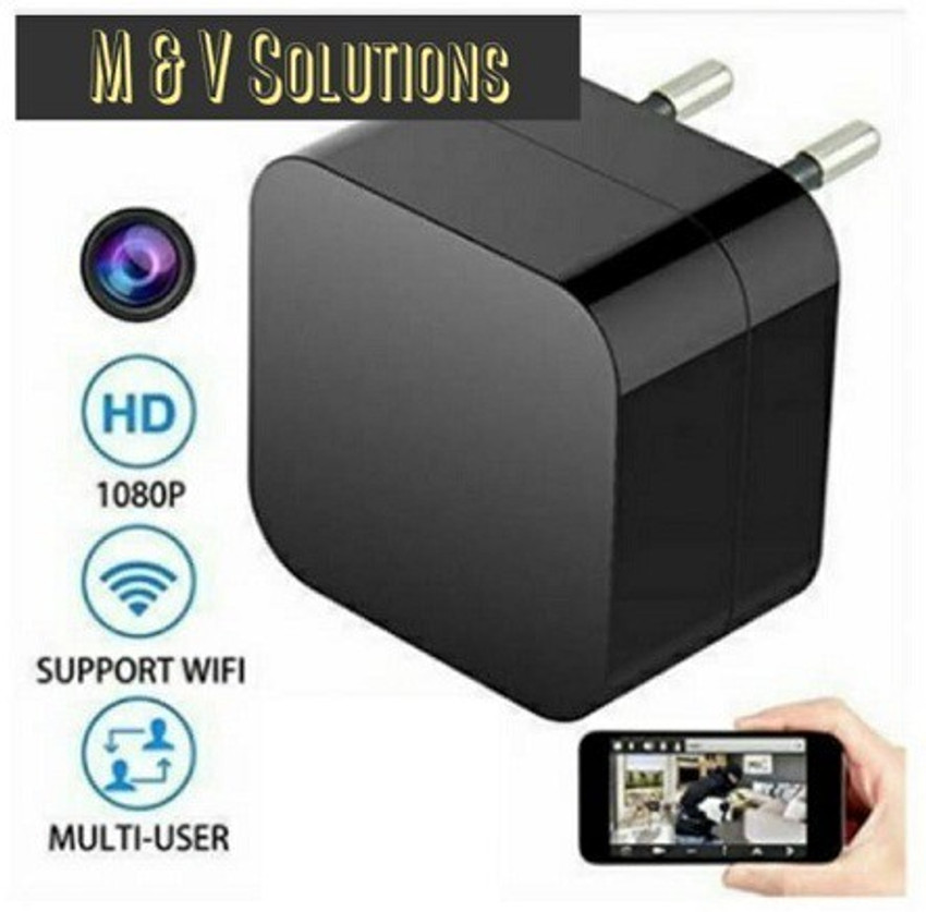 Hidden spy camera wifi 1080p usb outlet wall charger