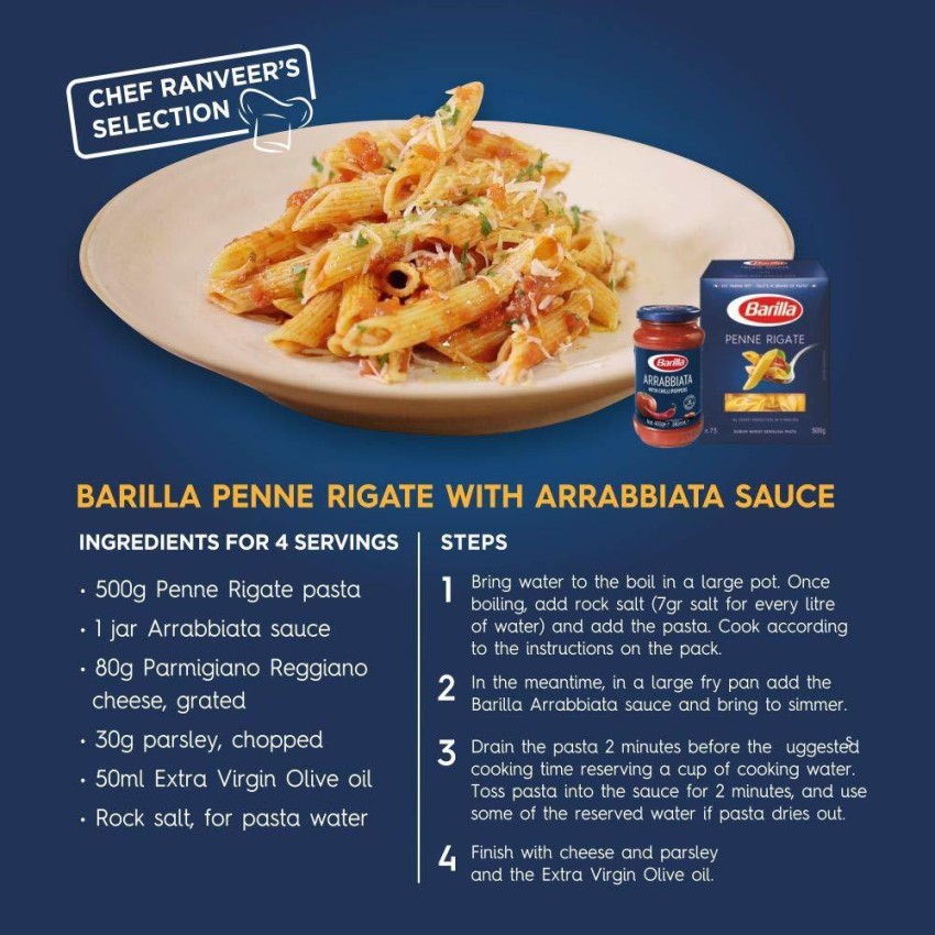 BARILLA Pasta Penne Rigate S/G 400g