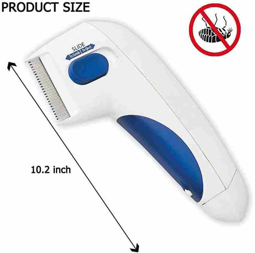 Battery operated online flea comb