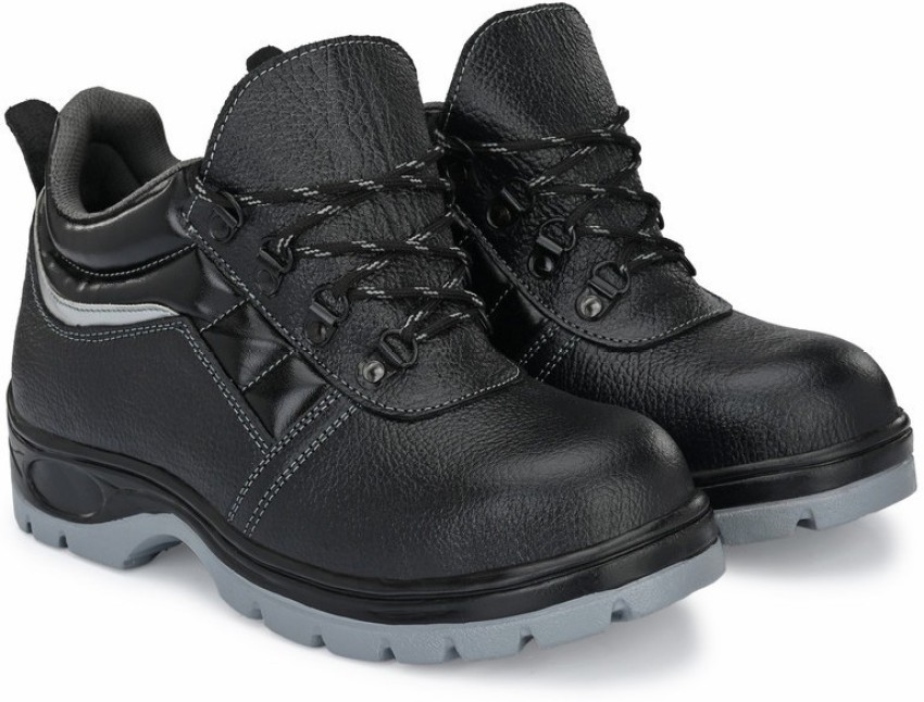 Steel toe shoes leather online