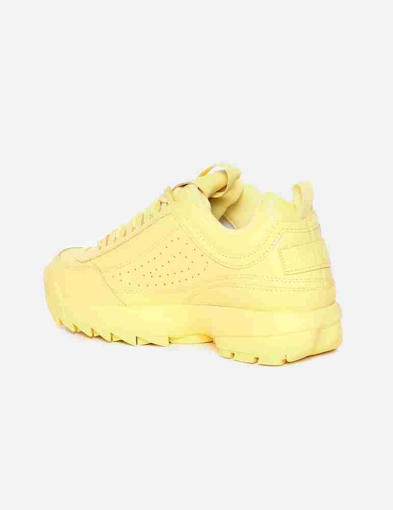 Yellow fila sneakers sale womens