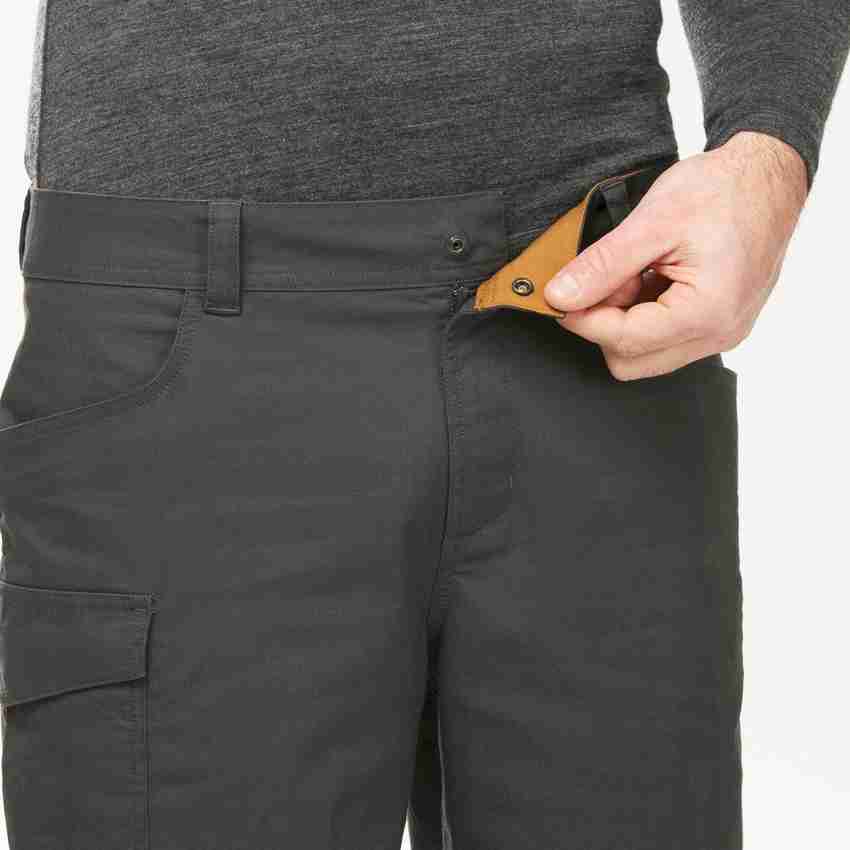 QUECHUA by Decathlon Solid Men Grey Basic Shorts Buy QUECHUA by