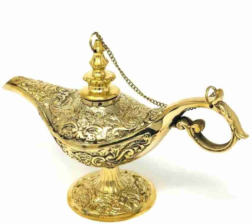 Stunning brass aladdin lamp for Decor and Souvenirs 