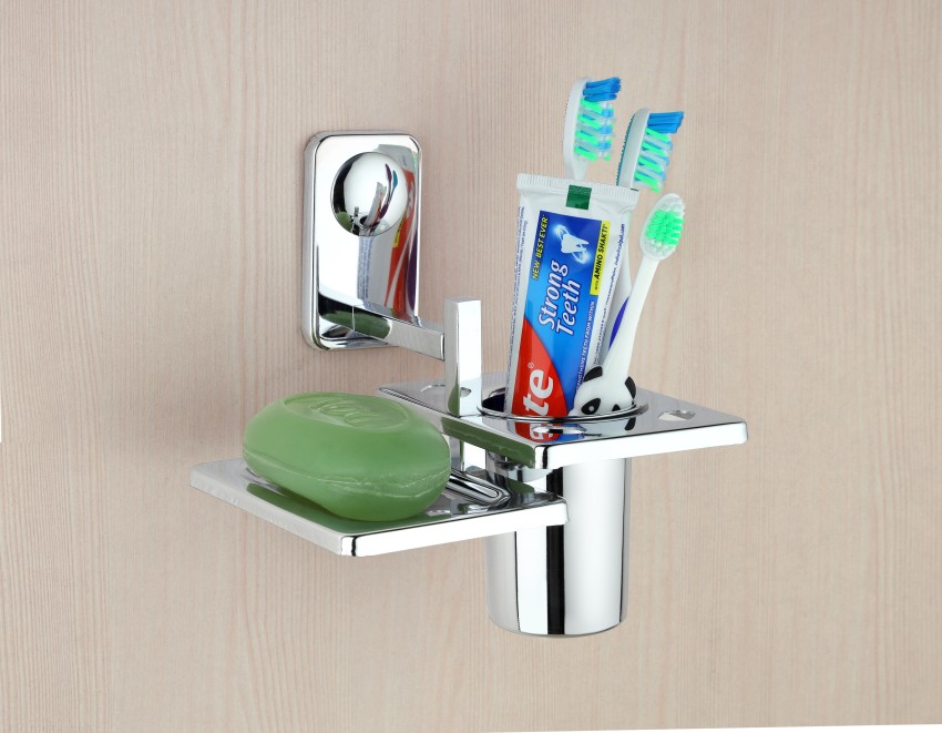 Well Set bathroom soap dish Tumbler Holder&Paste-Brush Stand Rack multi  purposes Price in India - Buy Well Set bathroom soap dish Tumbler  Holder&Paste-Brush Stand Rack multi purposes online at