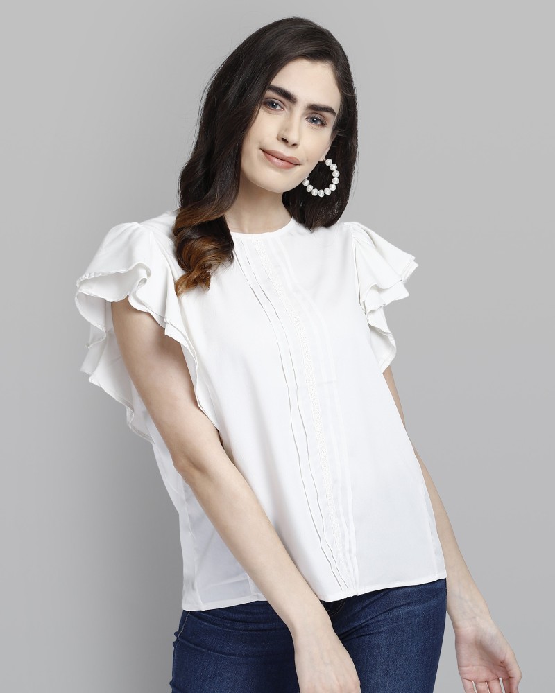 Ruffle top shop flipkart