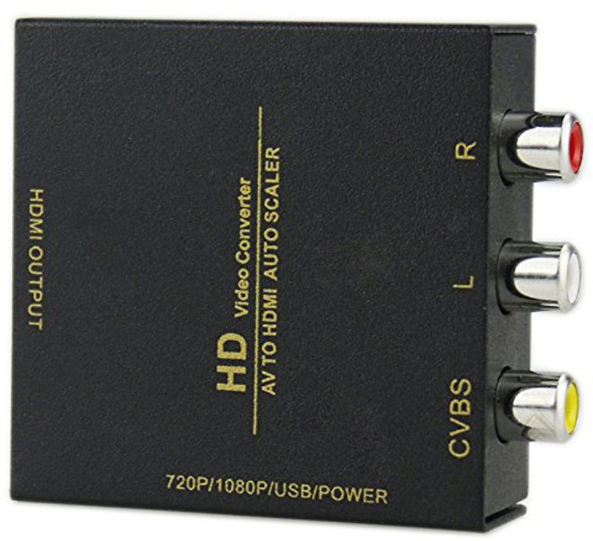 Technotech TV out Cable TT C65 Mini AV 2 HDMI Converter Metal