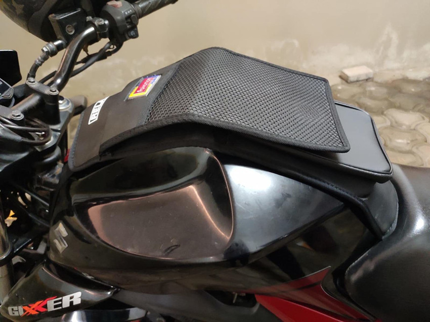 Bike tank cover with mobile holder discount