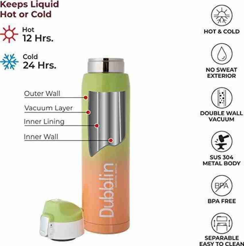 Thermos Water Bottle: Keeps 24h cold & 12h hot