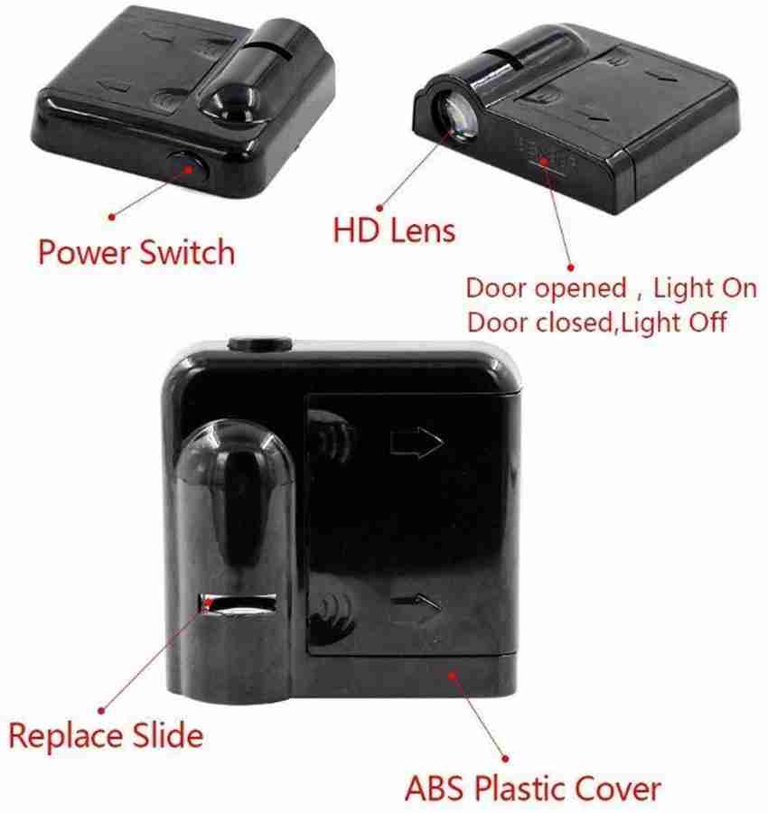 Wireless led deals car door projector