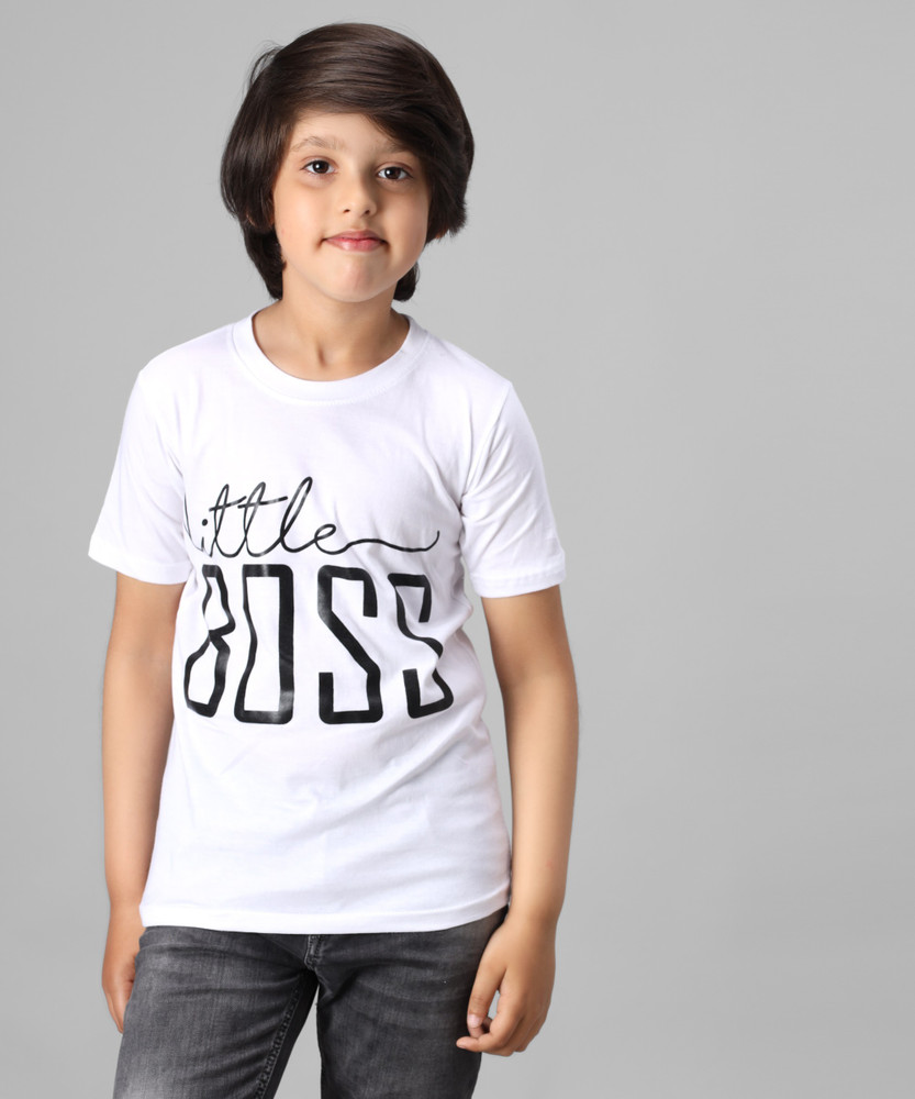Flipkart HEMLOCK Boys Printed Pure Cotton Regular T Shirt Round Neck