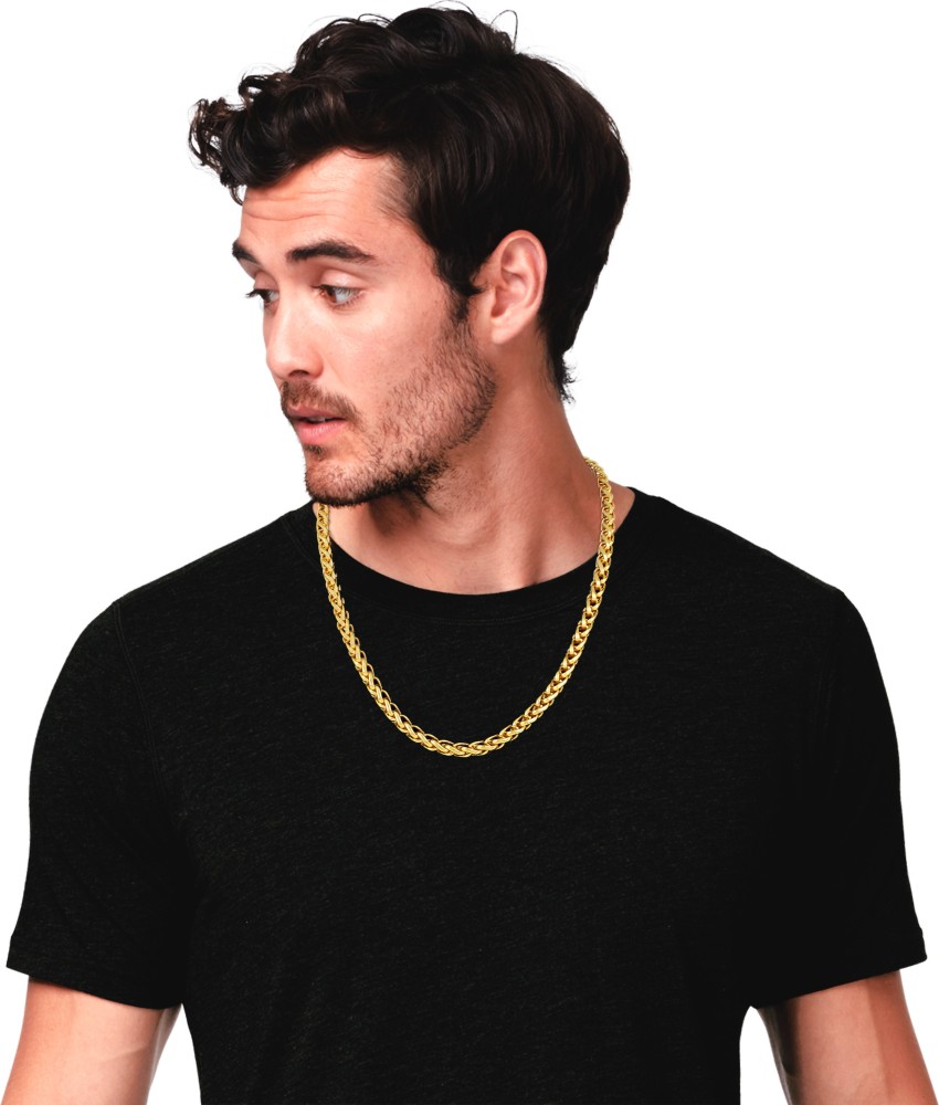 golden chain necklace men