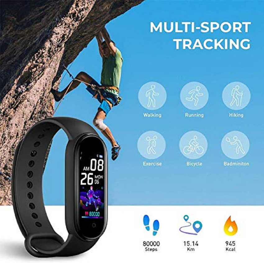 shoptoshop M5G Smart Band Fitness Tracker Watch Price in India Buy shoptoshop M5G Smart Band Fitness Tracker Watch online at Flipkart