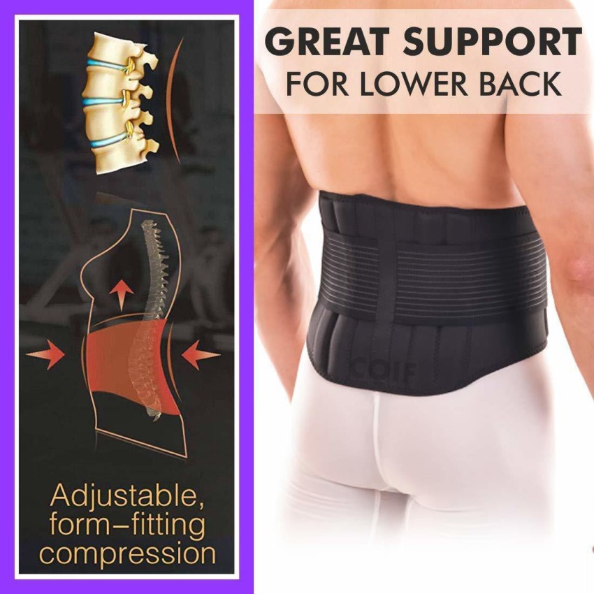 COIF Back Brace Therapy Belt for Lower Back Pain Relief from
