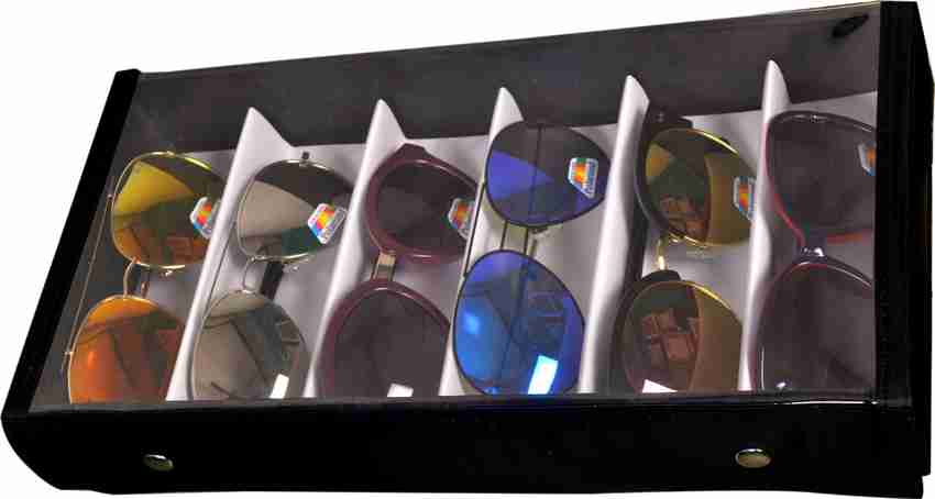 PRONIKS Sunglass eyewear box case cover 6pcs organizer make in