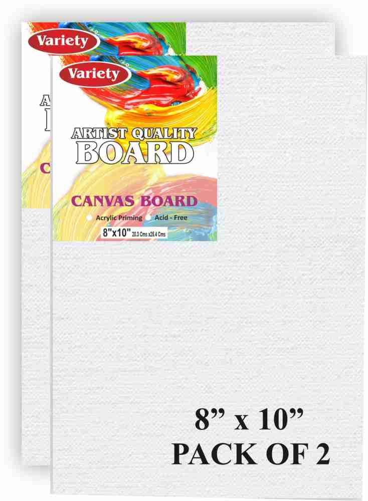 Canvas Panel 40 Pack - 8X10 Inch Artist Canvas Board for Painting 8X10