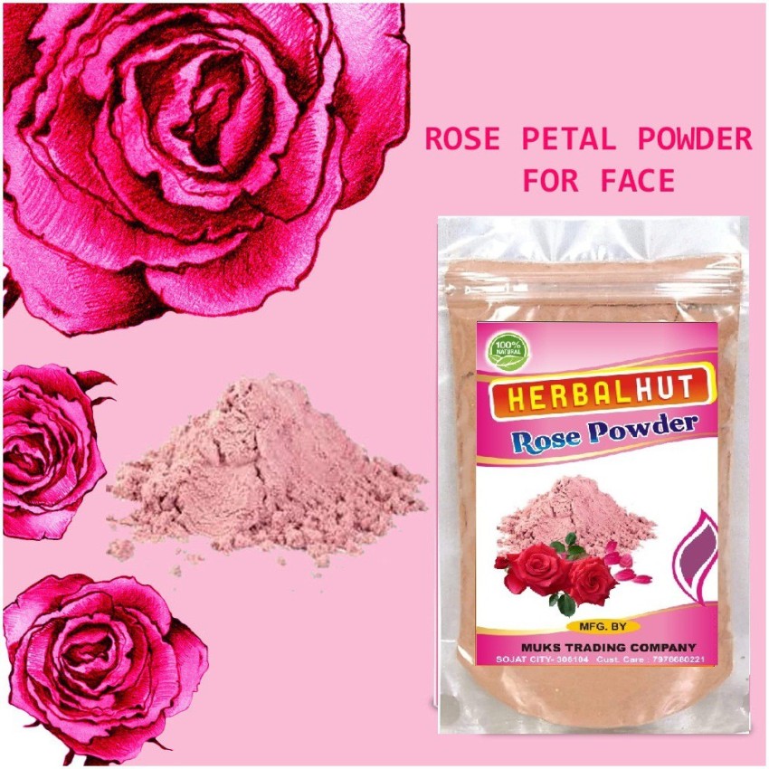Rose Petal Powder 227g | Rose Powder for face 8 oz | Natural Skin Toner |  100% Natural and Pure Rose Petal Powder| Skin Care | Chemical Free| Free