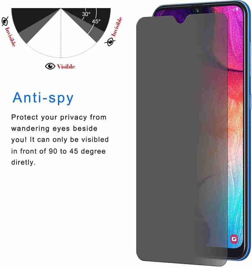 Elef Tempered Glass Guard For Samsung Galaxy A50 11D Privacy Edge To Edge  Tempered Glass Anti-Spy Full Screen Covrage - Elef : Flipkart.Com