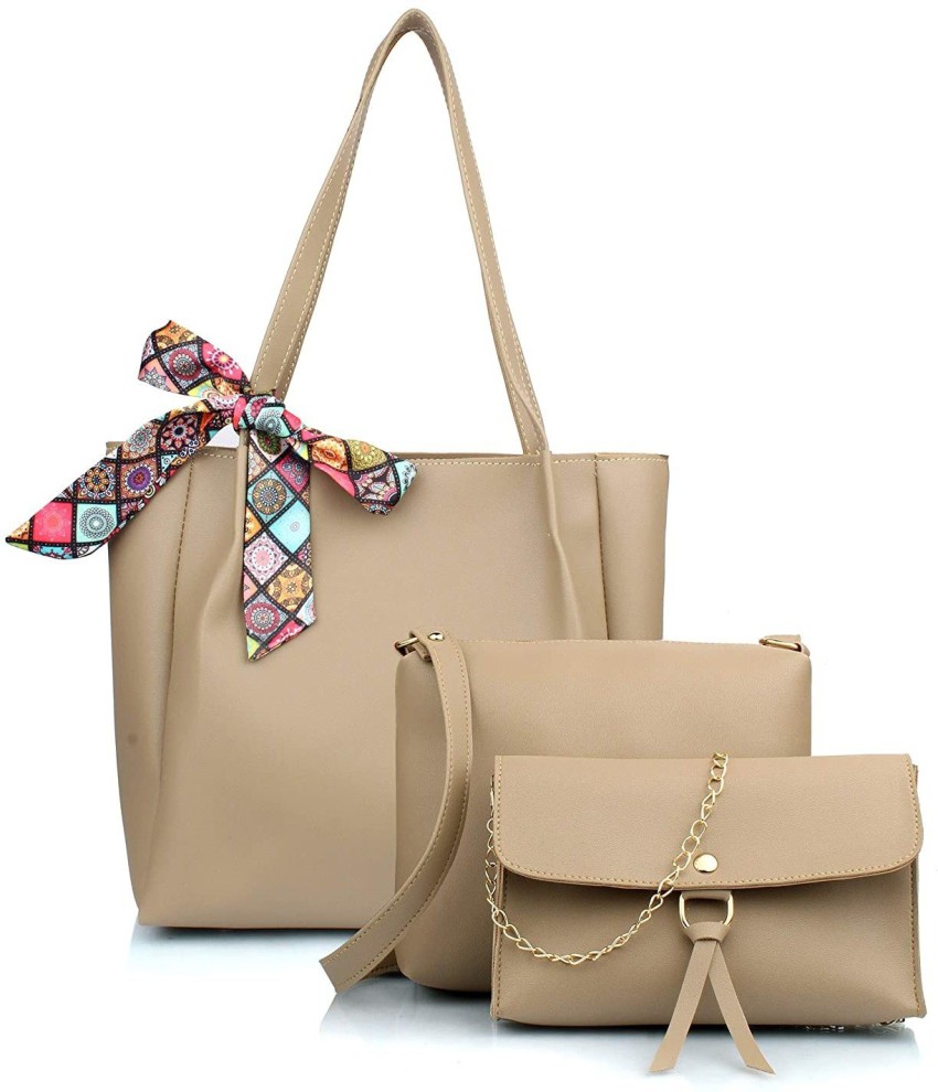 Buy Yashbabu Women Beige Handbag Beige Online Best Price in