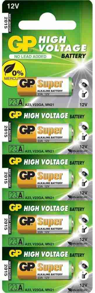 INVENTO 15pcs 23AE 12V Alkaline Battery Non Rechargeable High Voltage Cell  Car Remote A23, V23GA, MN21 : : Electronics