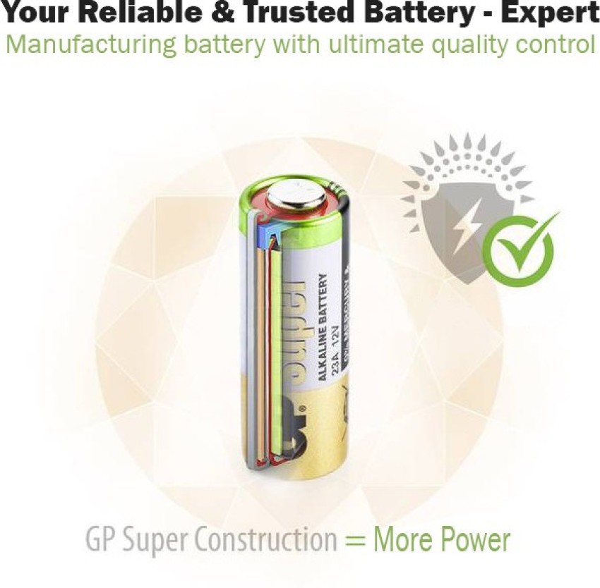 Right Gear GP Super 23AE 12V Alkaline Cell Car Remote Battery - Right Gear  