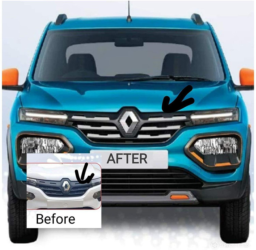 Kwid front grill chrome garnish deals