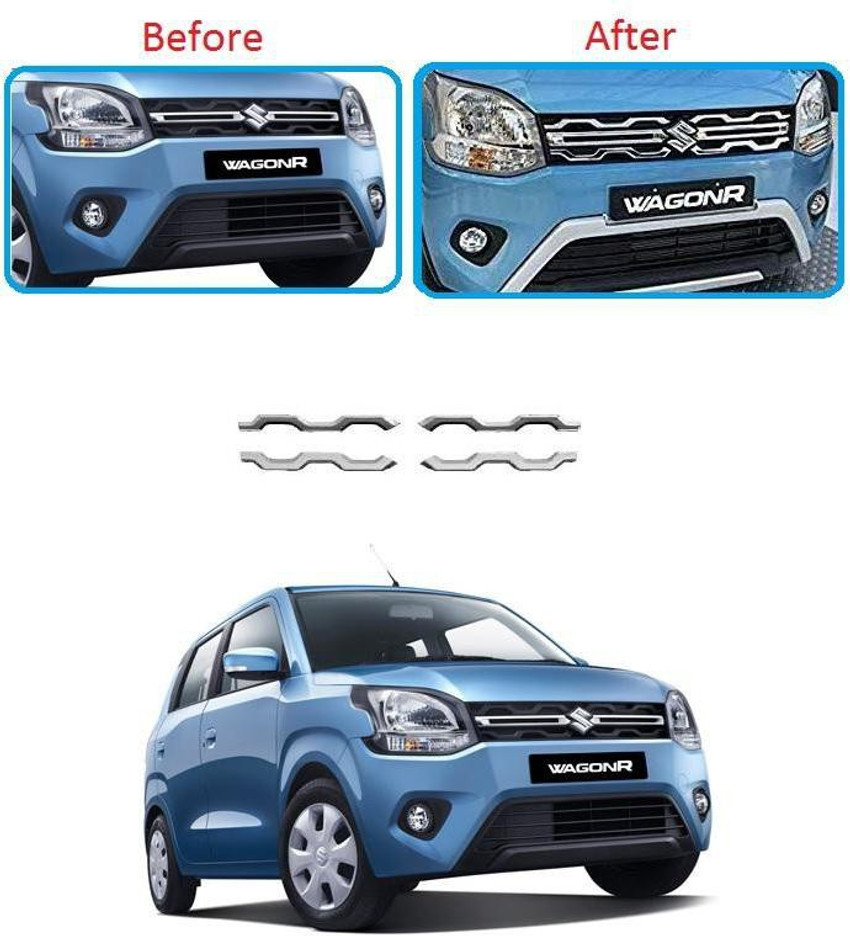 Auto Smart Look ASL0169 Car Front Grill Trims Chrome for Maruti