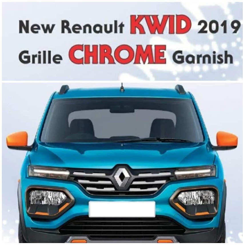Kwid front grill chrome on sale garnish