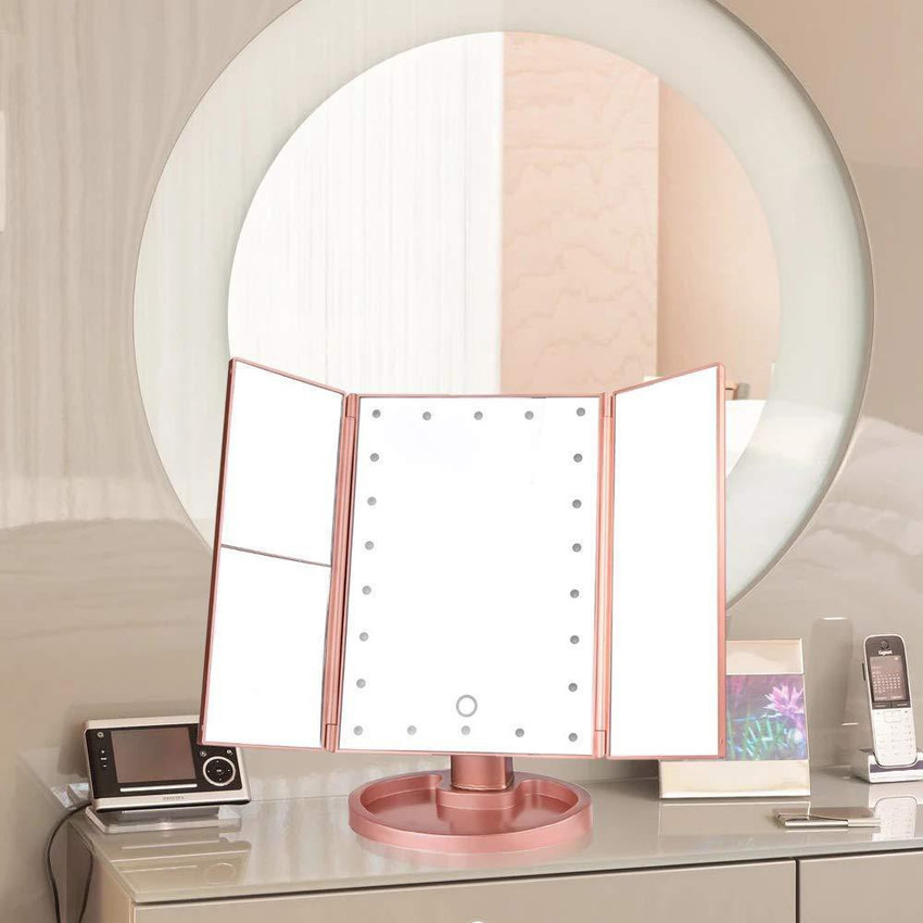 Foldable mirror table deals