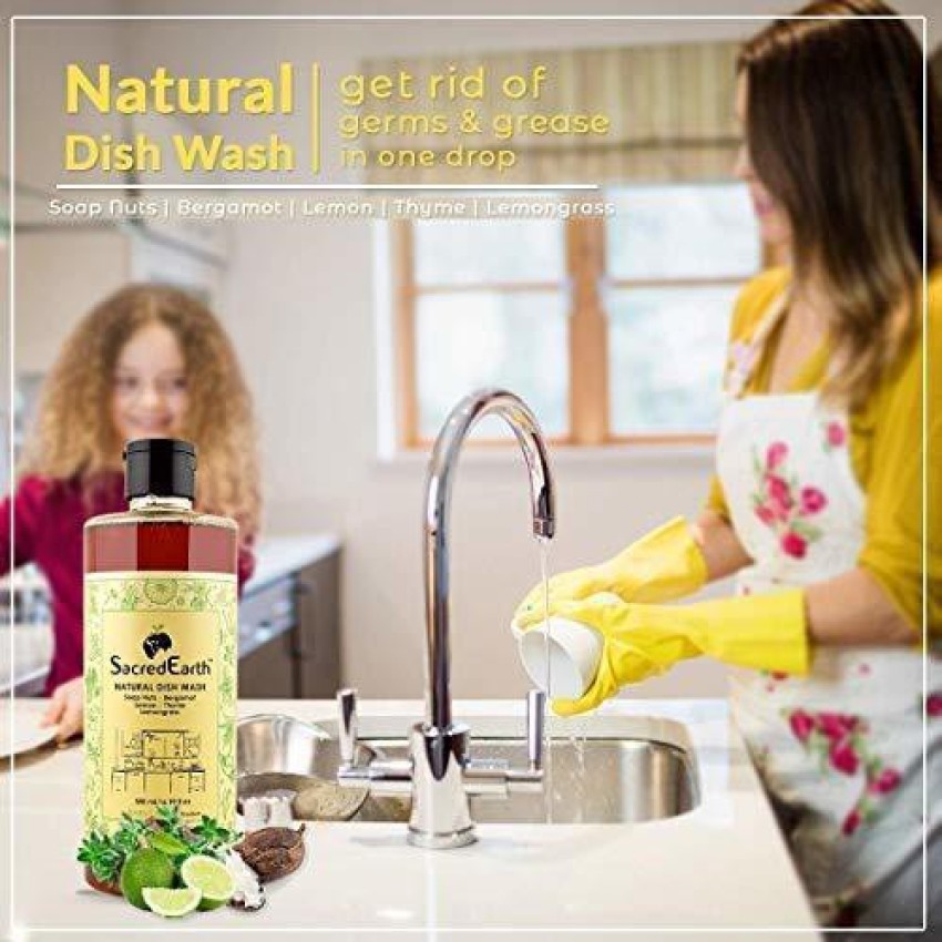 Noticeable advantages of Natural Dish-washing liquid - SacredEarth