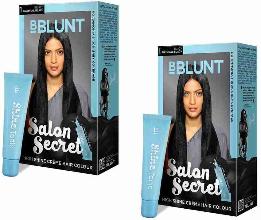 Bblunt blue sales black hair colour