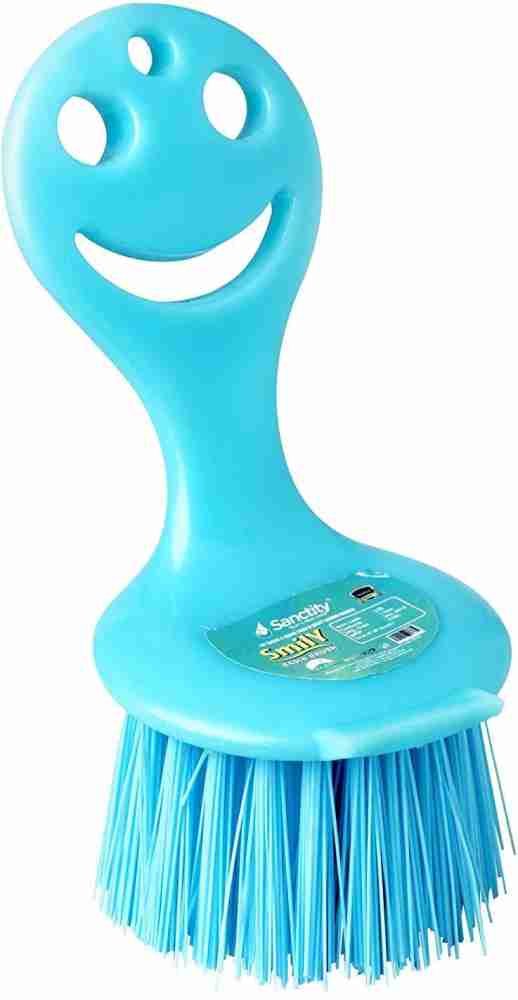 Sanctity Wash Basin Sink and Floor Tile Bathroom Cleaning Brush