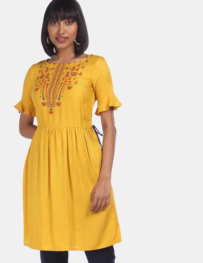 Karigari Women Printed A line Kurta Buy Karigari Women Printed A line Kurta Online at Best Prices in India Flipkart