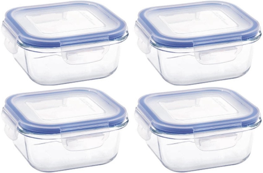 Snap Lock Glass Food Containers