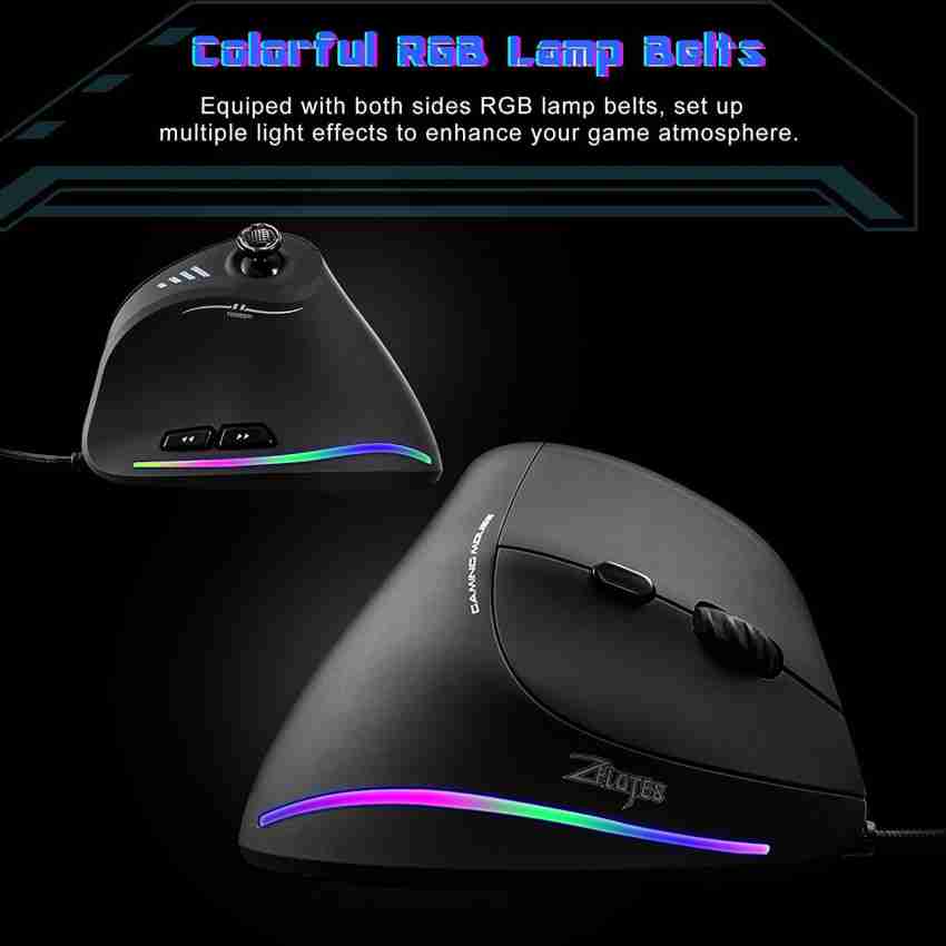 TRELC Gaming Mouse with 5 D Rocker, Ergonomic Mouse with 10000 DPI