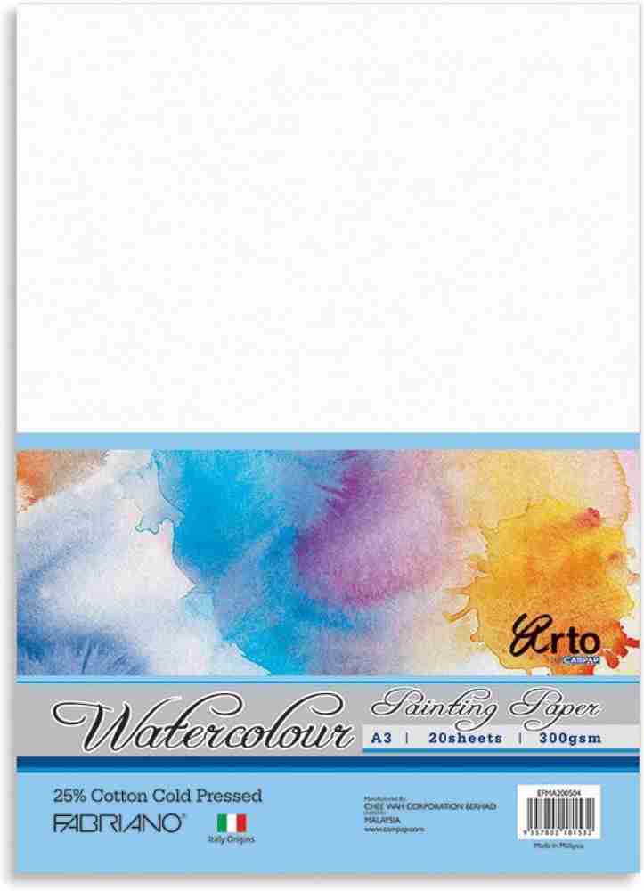 Premium 100% Cotton Watercolor Paper 300gsm 10 X 15 Cold Press